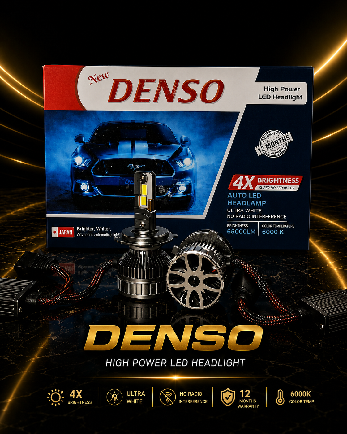DENSO High Power 180 W LED Headlight